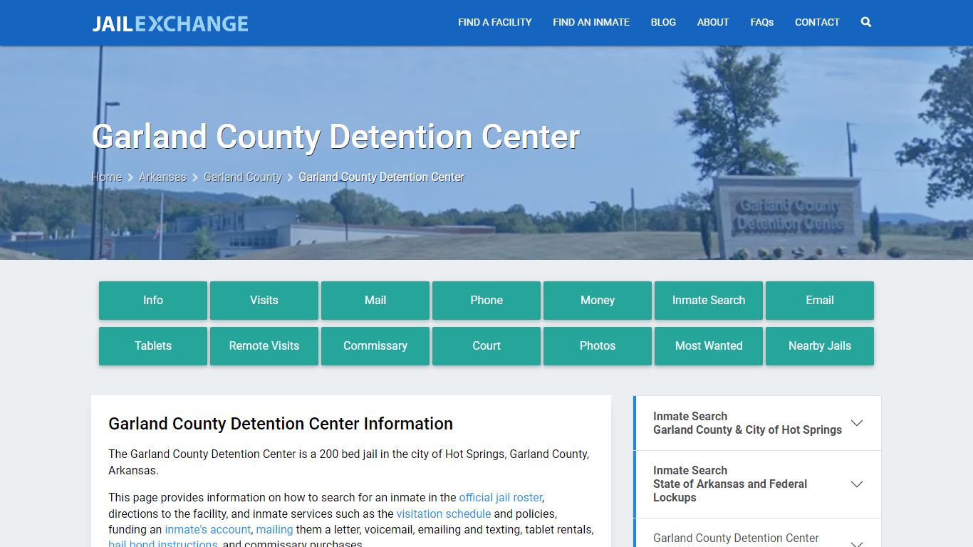 Garland County Detention Center - Jail Exchange